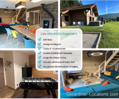 Xonrupt Longemer - Chalet COCOTTE - 8/10 pers - 4* - repos et nature