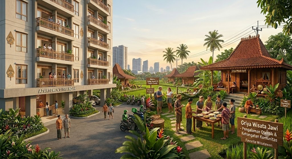 Apartemen dan homestay